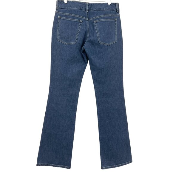 TAHARI Women's Boot Cut Mid Rise Stretch Blue Denim Jeans Size 6  (W32 x L34) - Picture 2 of 8